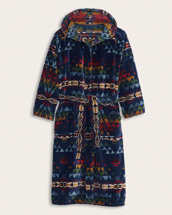 UNISEX AUTUMN BIRCH COTTON TERRY VELOUR BATHROBE